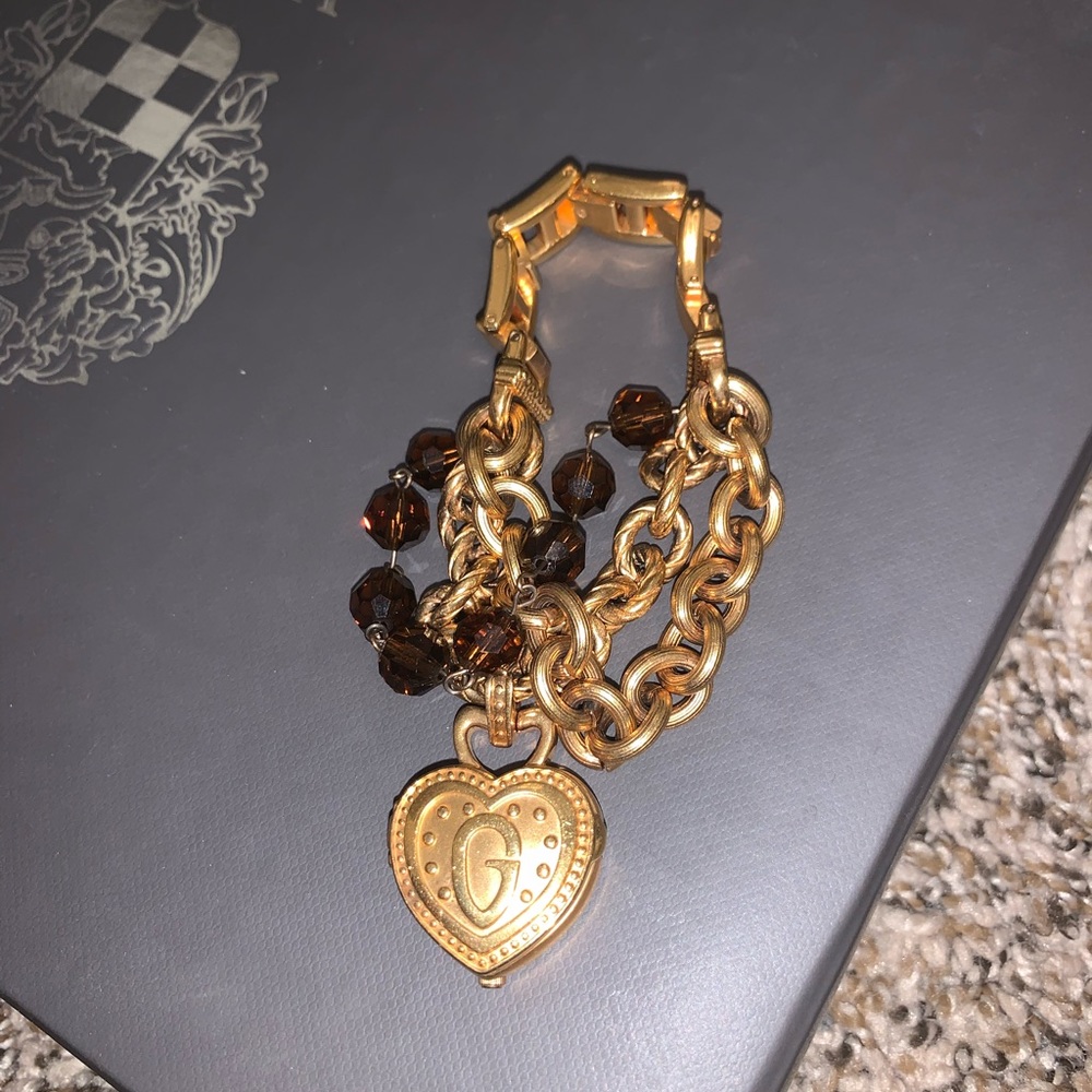 Guess watch charm bracelet